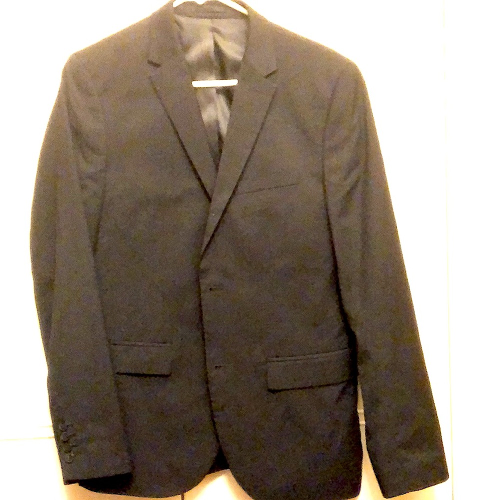 Black Mens H&M Suit Jacket Size 38R